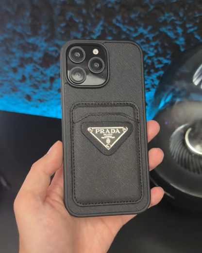 普拉達金屬立標卡包手機殼-ZUIHANG SHOP